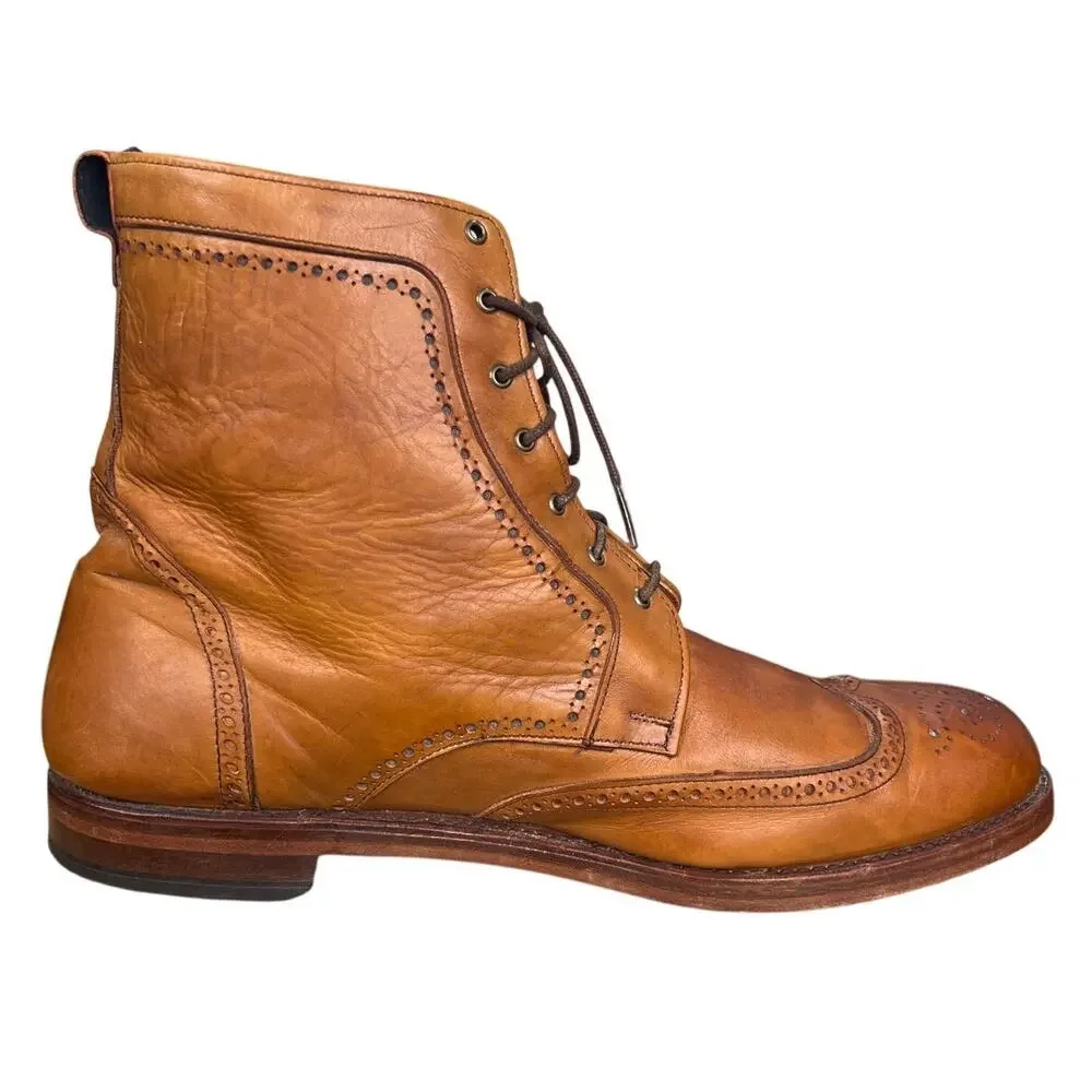 Allen Edmonds Men’s Dalton Brown Wingtip Chukka Boot Size US 14 3 E